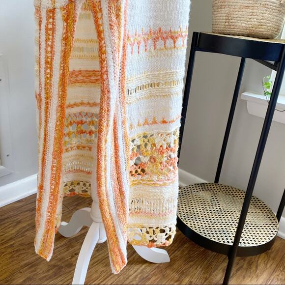 Free People Crochet Knit Dress Kaftan Coverup - Picture 12 of 16